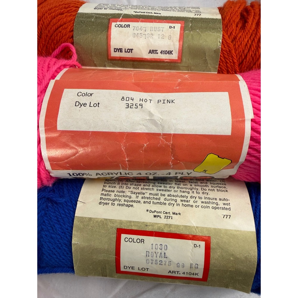 Mixed Yarn Lot Caron Lion Brand Loops Threads Willow Verbena 15 Skeins Multi - Picture 4 of 6